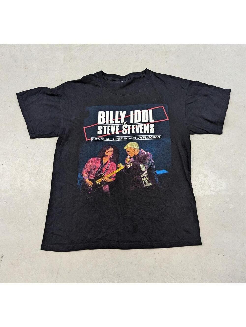2019 Billy Idol and Steve Stevens Unpulgged Tour t-shirt